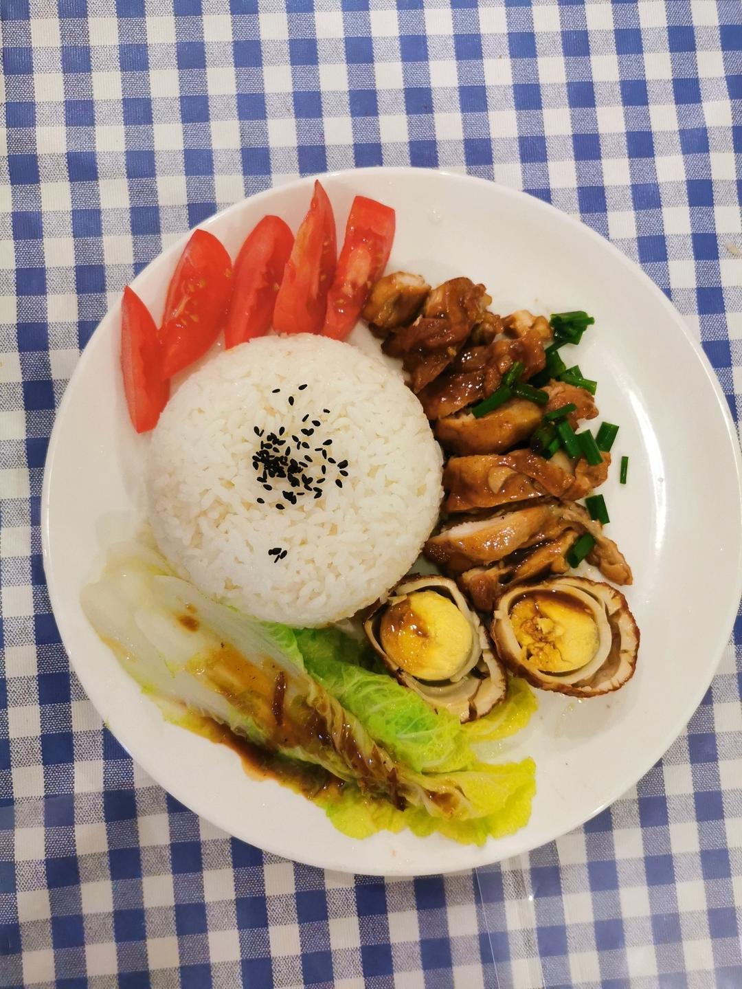 照烧鸡腿饭