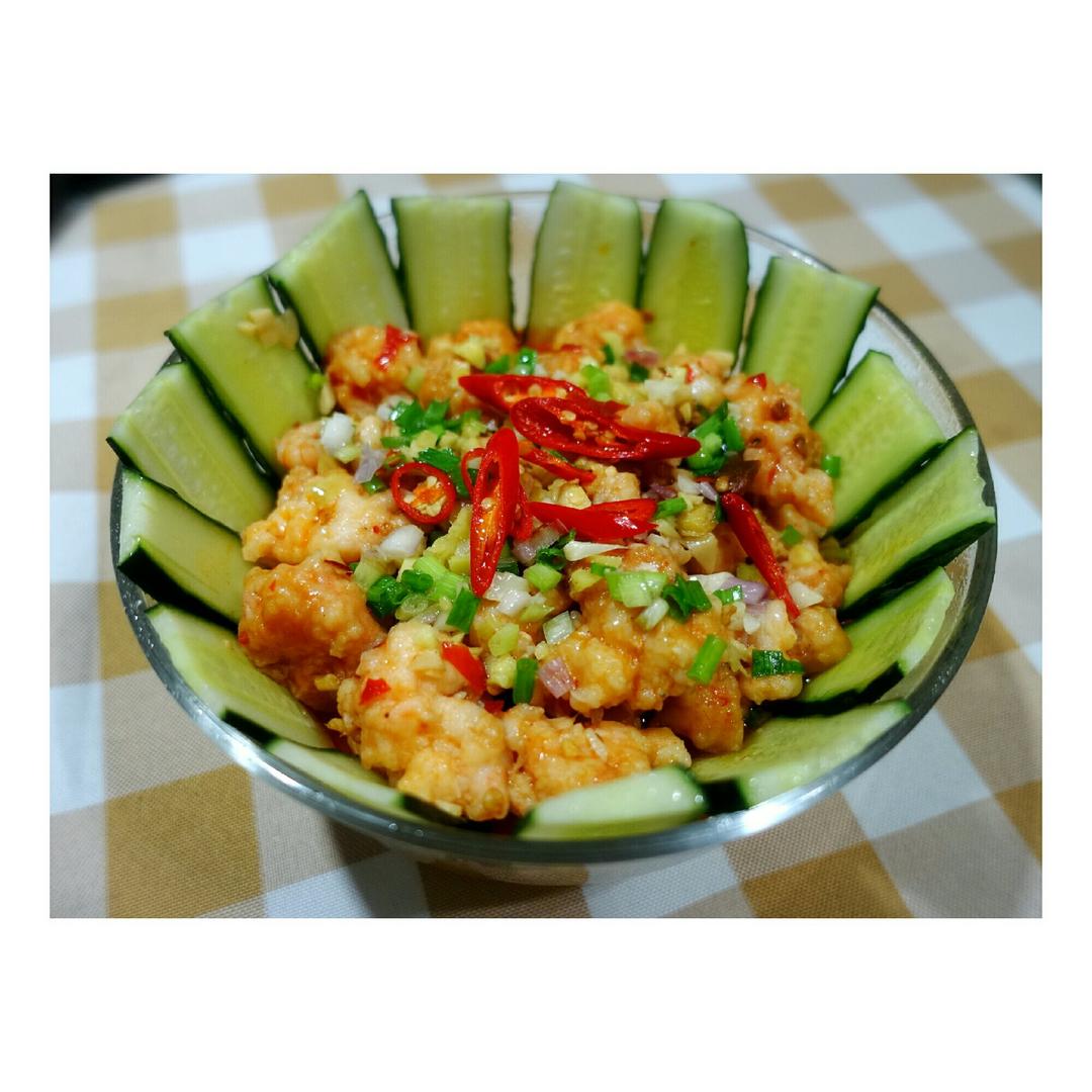 【自制水煮虾滑】