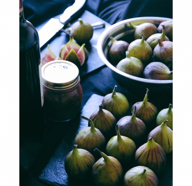 热烤无花果佐红酒肉桂糖蜜（可作牛排配菜）