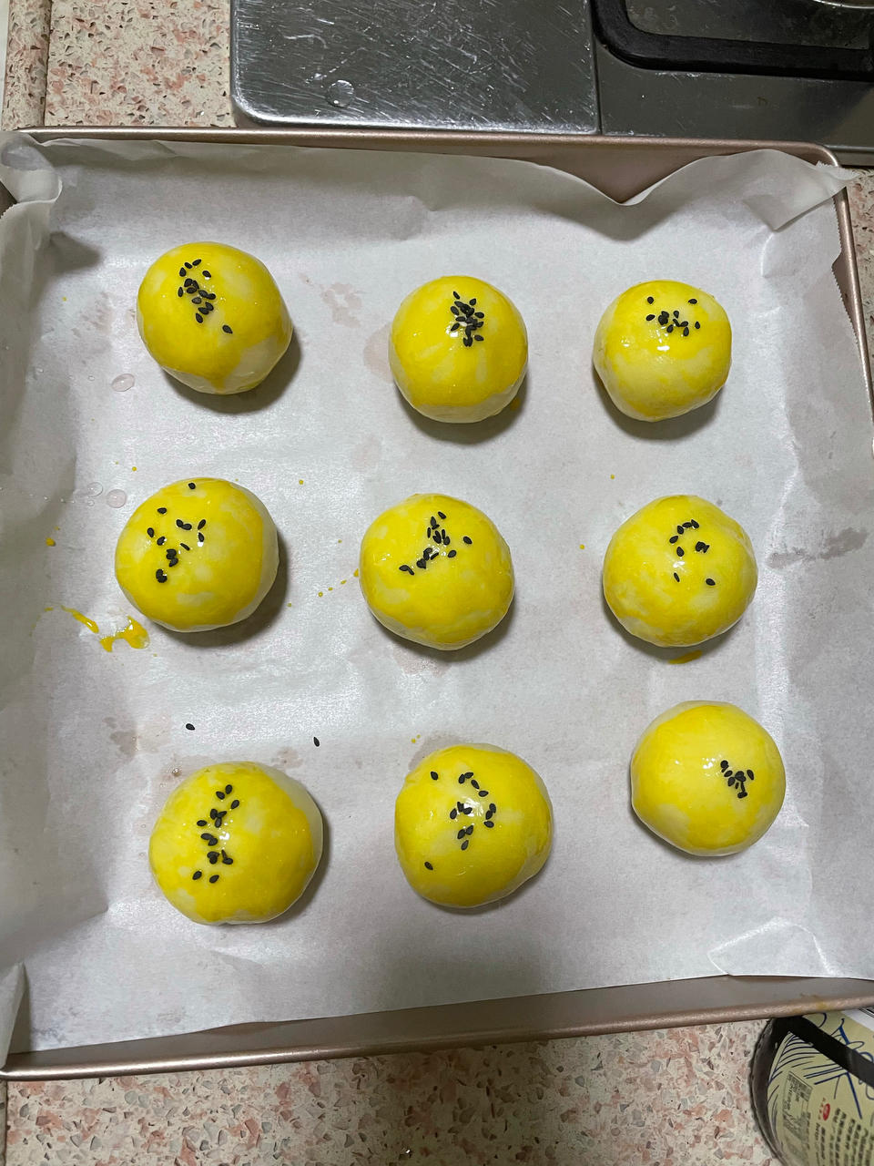 蛋黄酥（黄油版）无需揉面，超快手