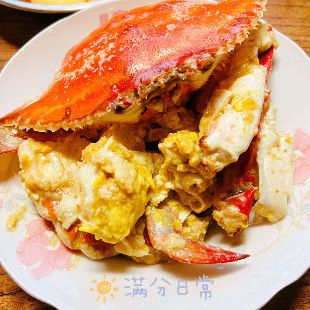 葱姜炒梭子蟹（very easy）