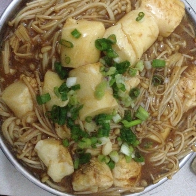 超级下饭菜--金针菇日本豆腐