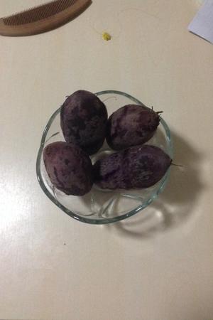 烤紫薯（蒸+烤）的做法 步骤1
