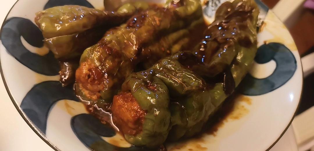 下饭菜肴--青椒酿肉