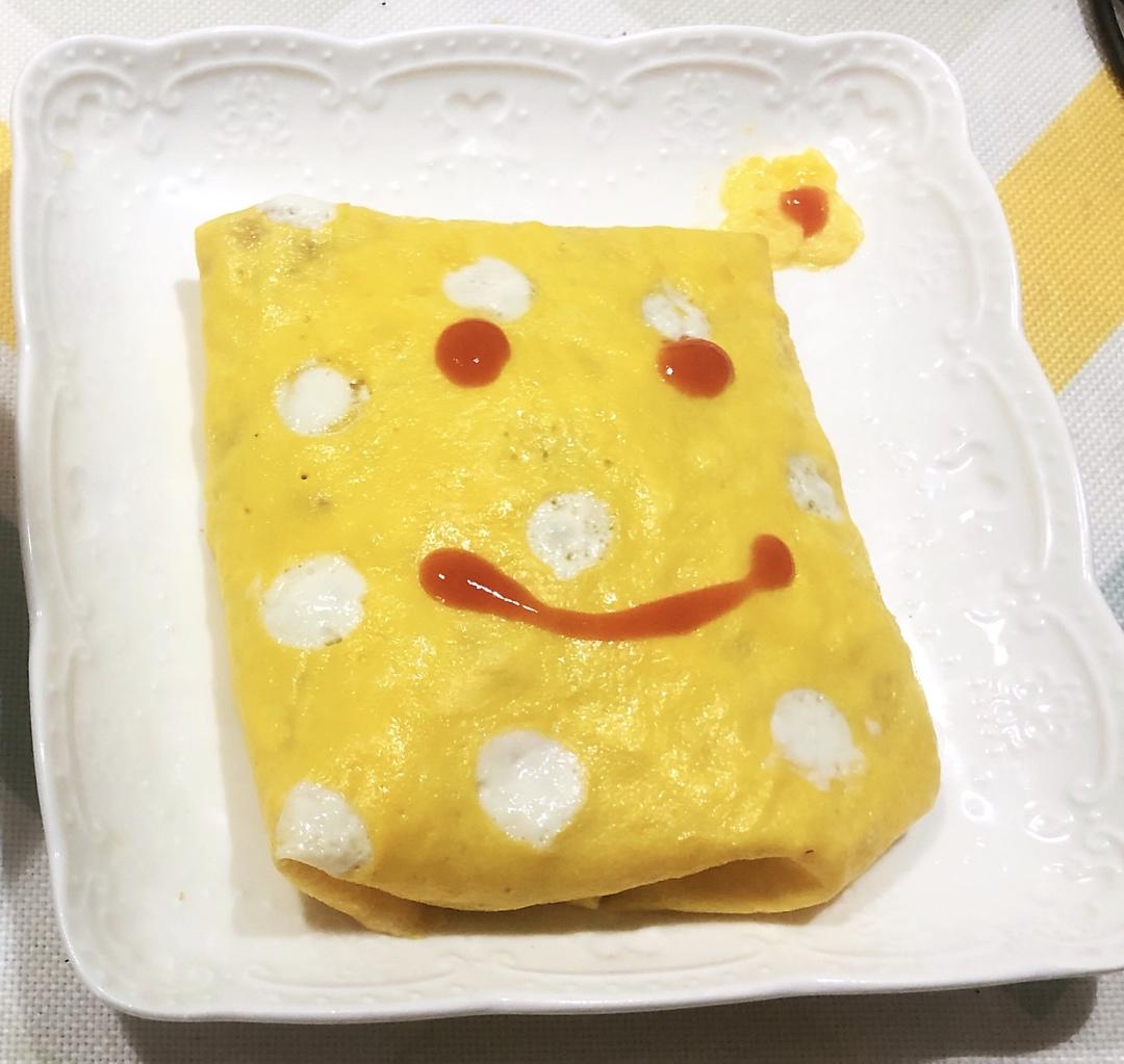 波点蛋包饭