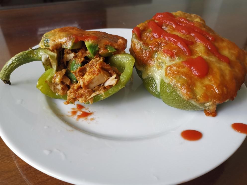 Keto Lunch tuna avocado cup