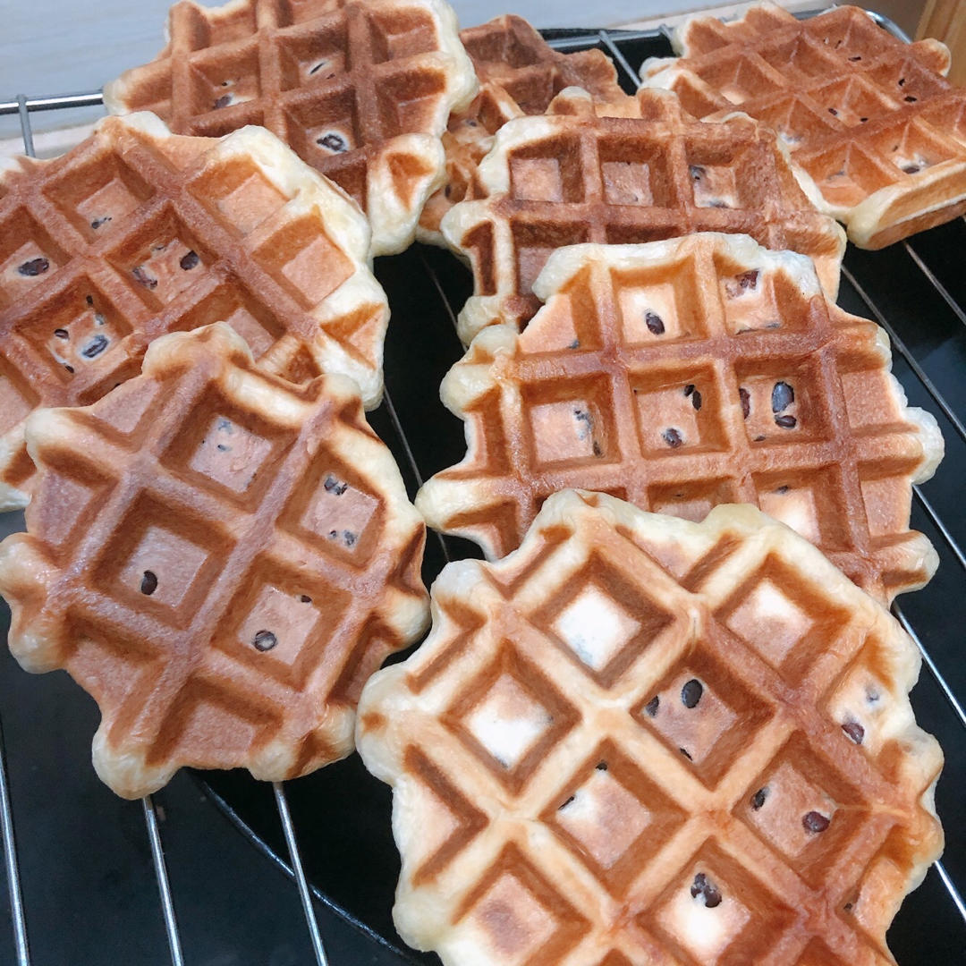 隔夜也不会硬的酵母版华夫饼