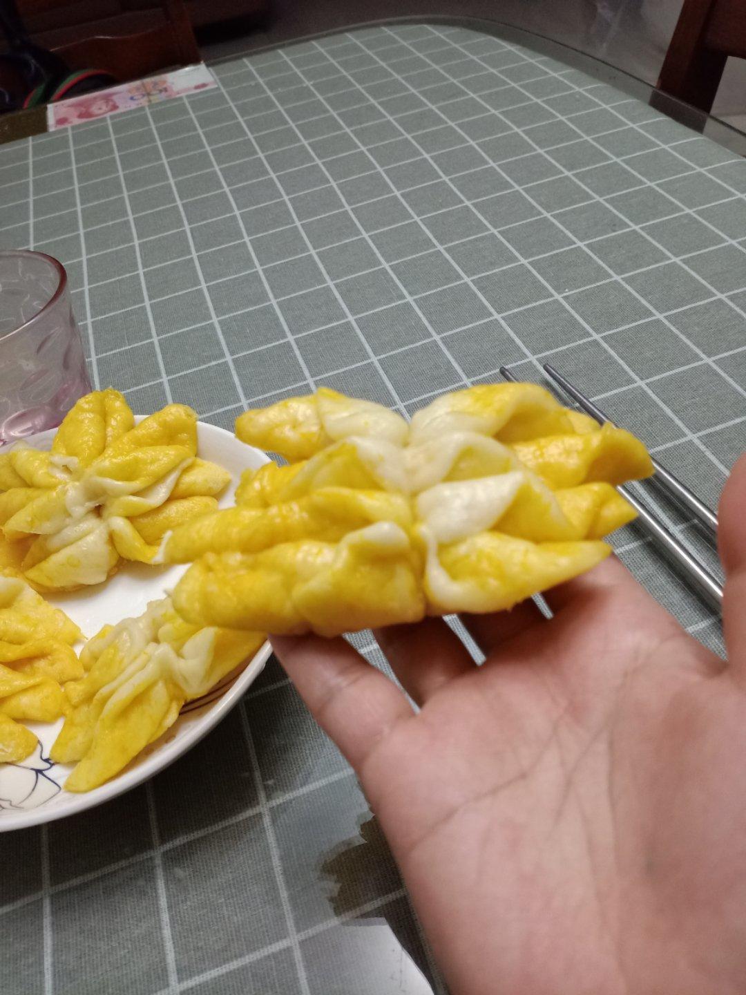南瓜花卷馒头