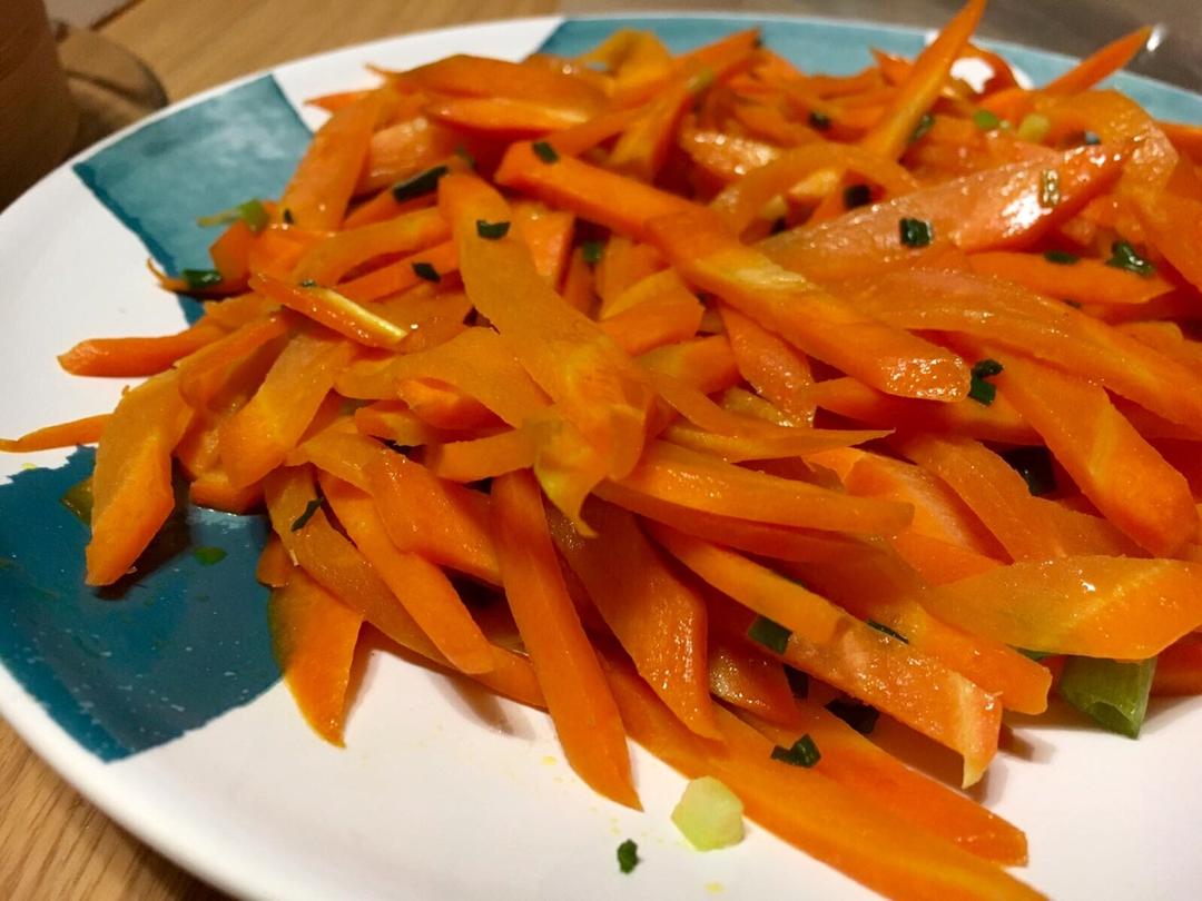 sophiak做的清炒胡萝卜