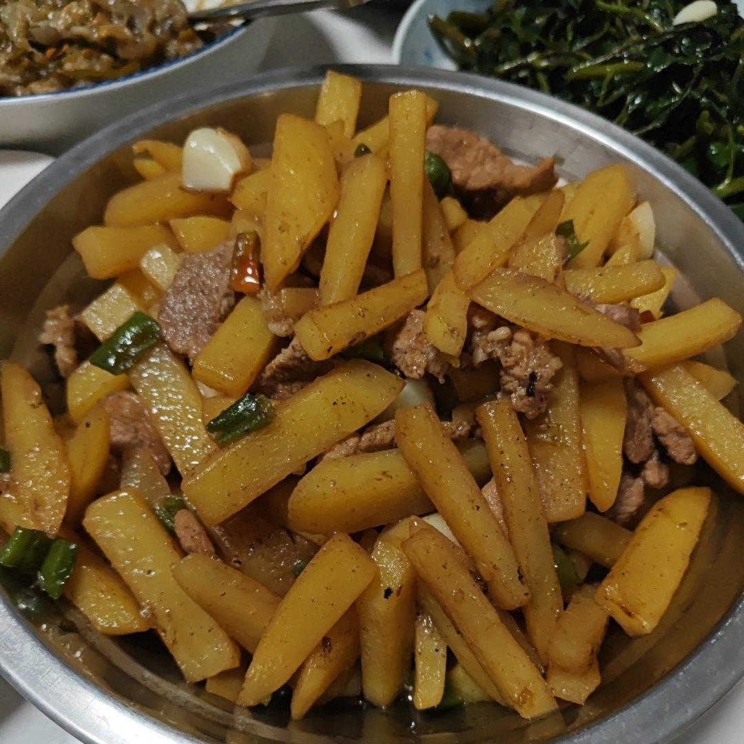青椒土豆丝