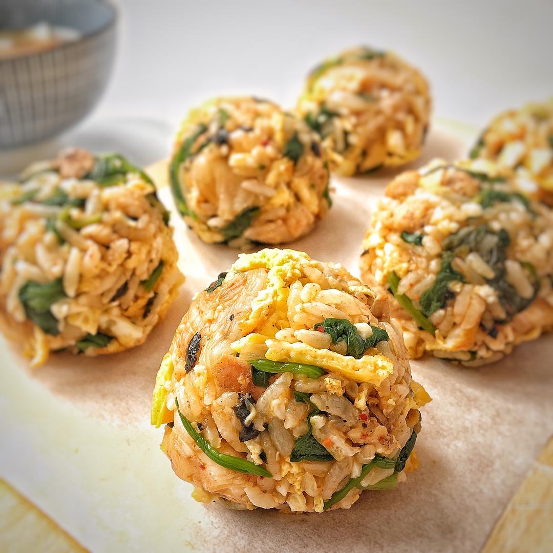 鸡肉蔬菜饭团OR拌饭（2.0版）—避免蔬菜焦虑| 健康·三餐