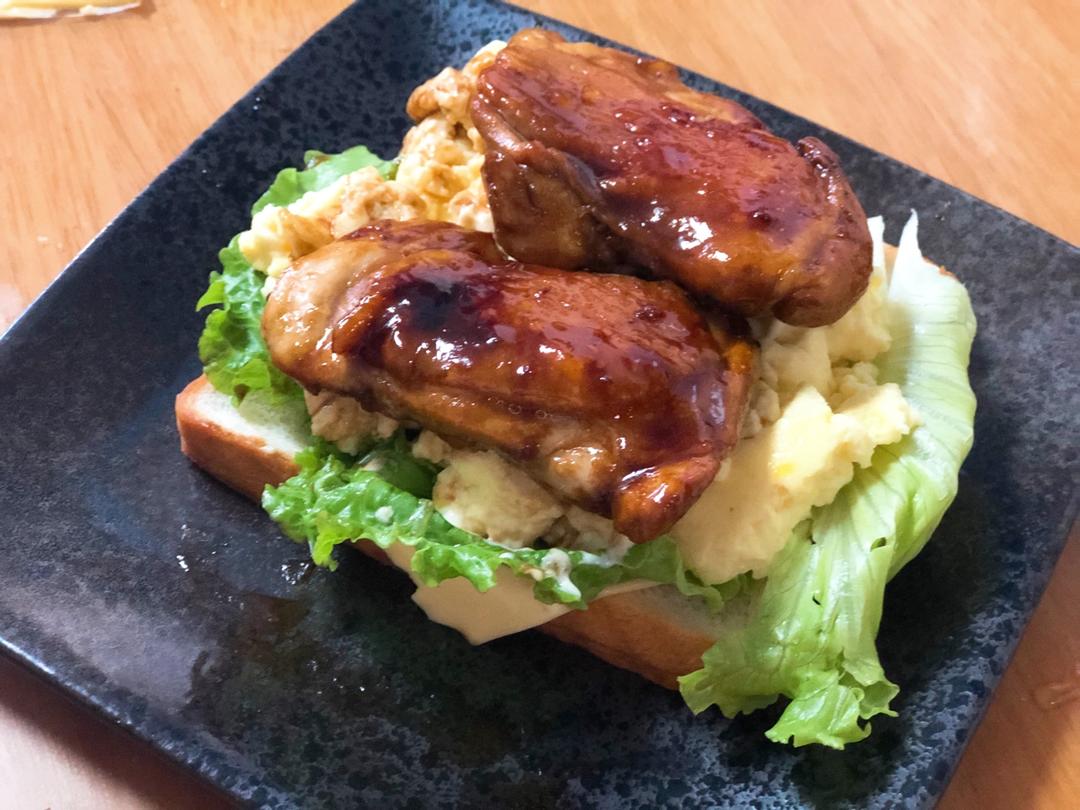网红EGG DROP芝士厚蛋烧三明治 🥪『平底锅美食』