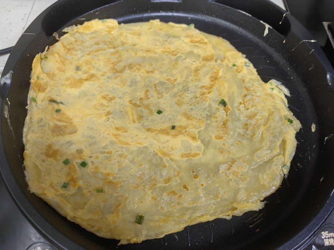非常非常柔软的千层鸡蛋饼