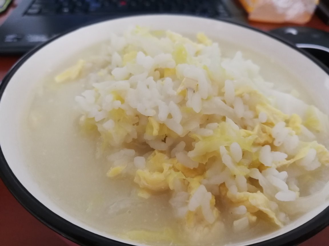 奶奶的鸡蛋汤饭（超快手暖胃餐）