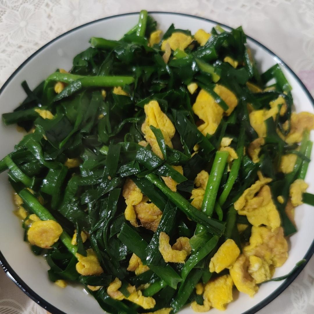 韭菜炒鸡蛋——三分钟快手下饭菜 掌握火候的秘诀
