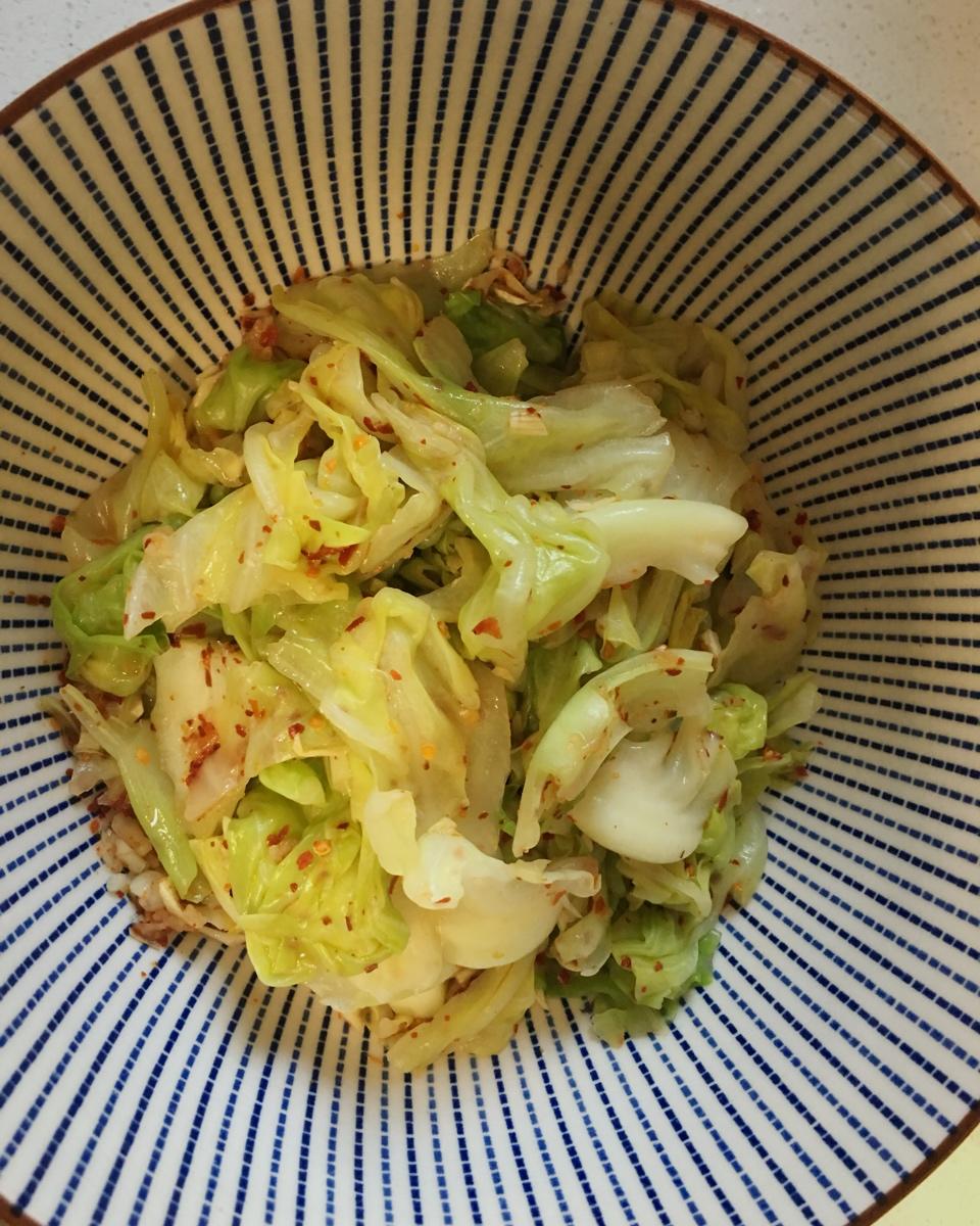 韩式辣圆白菜