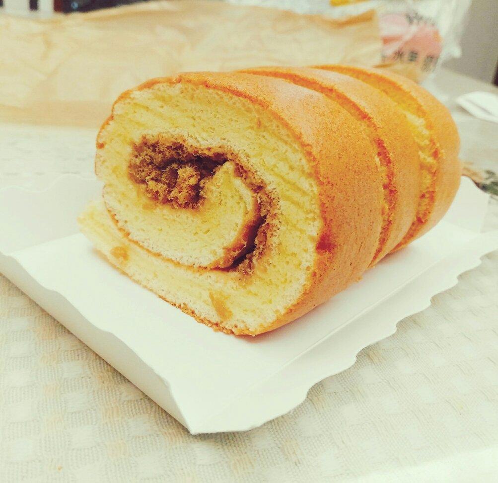 香葱肉松肥蛋糕卷～