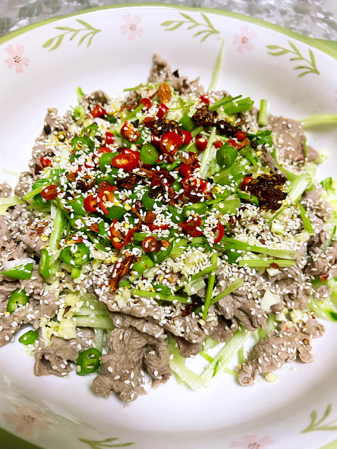 🔥减脂期！灵魂香菜拌牛肉！好吃停不下来！