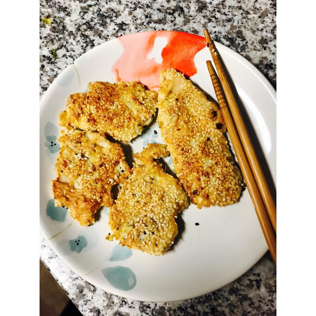 芝麻煎鸡胸