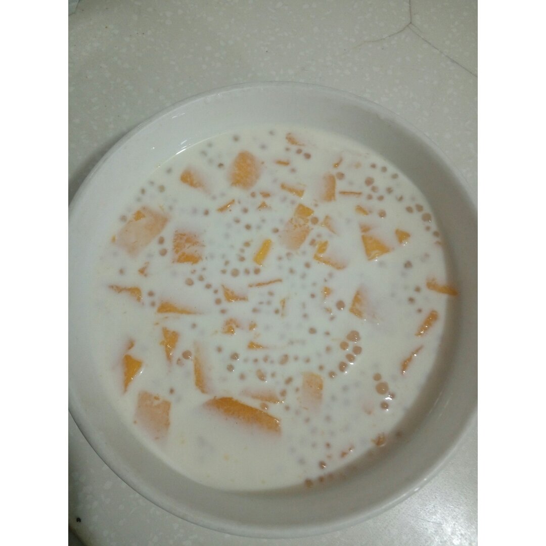 芒果牛奶西米露