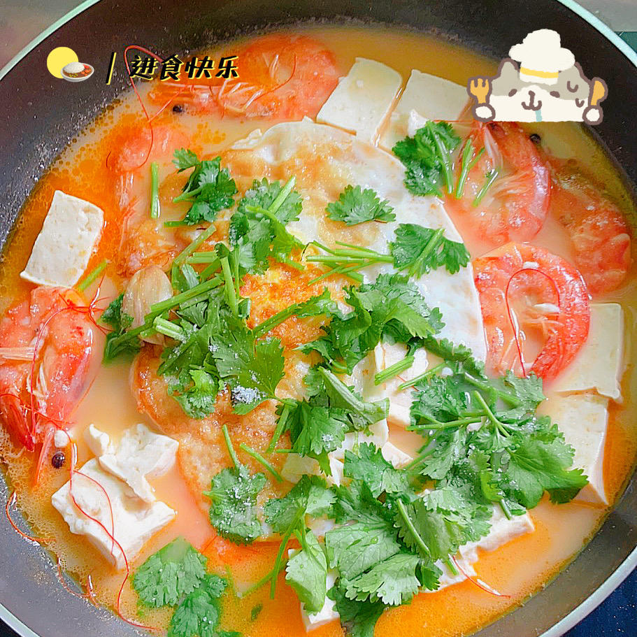 快手～鲜虾豆腐
