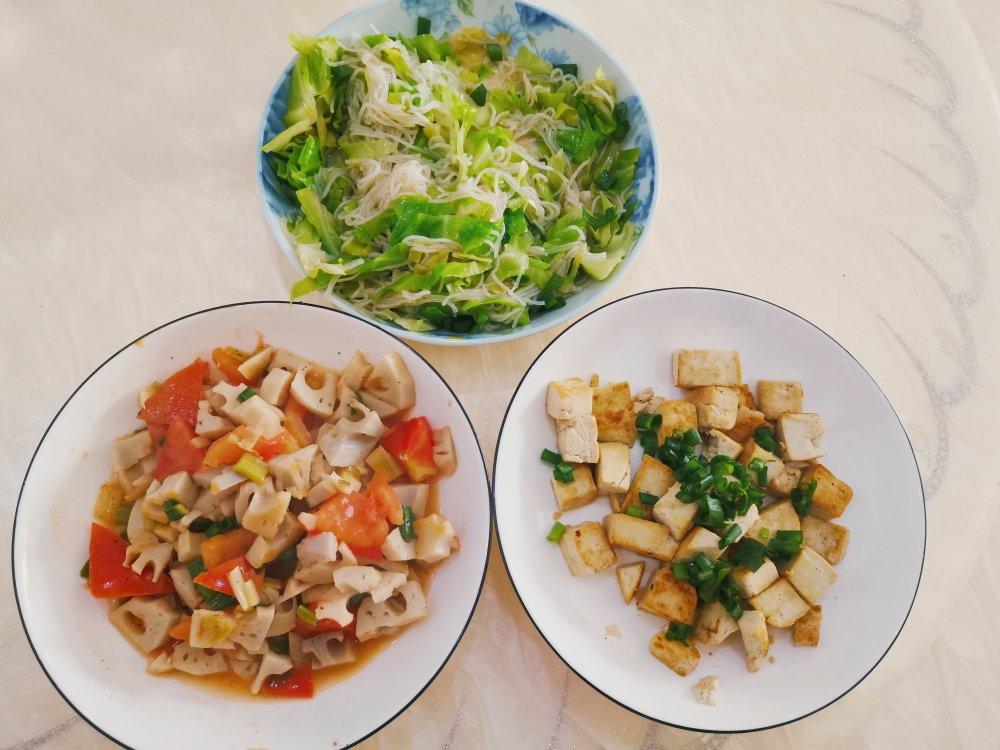 （素）无油版番茄炒藕丁