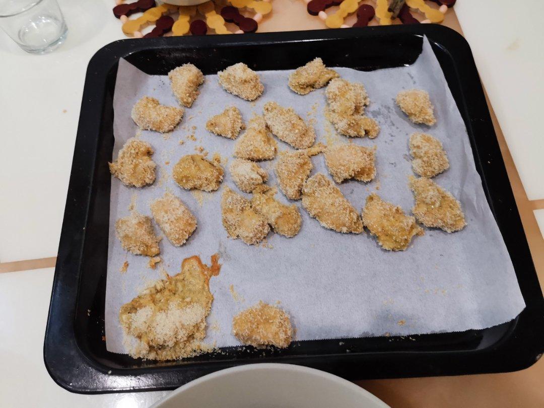 烤箱版鸡米花 | 无需油炸 蒜香味十足