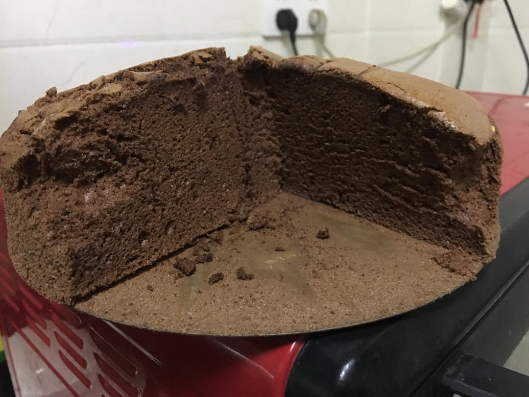 可可戚风蛋糕6寸