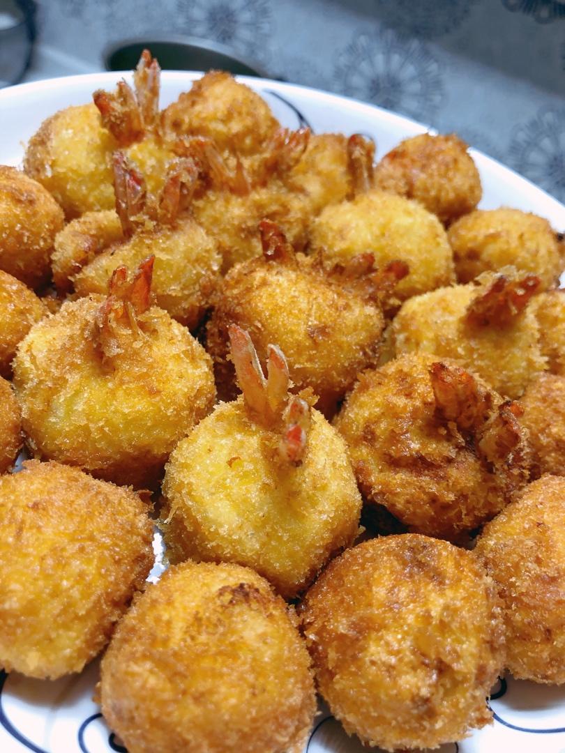 黄金虾球【外酥里嫩】