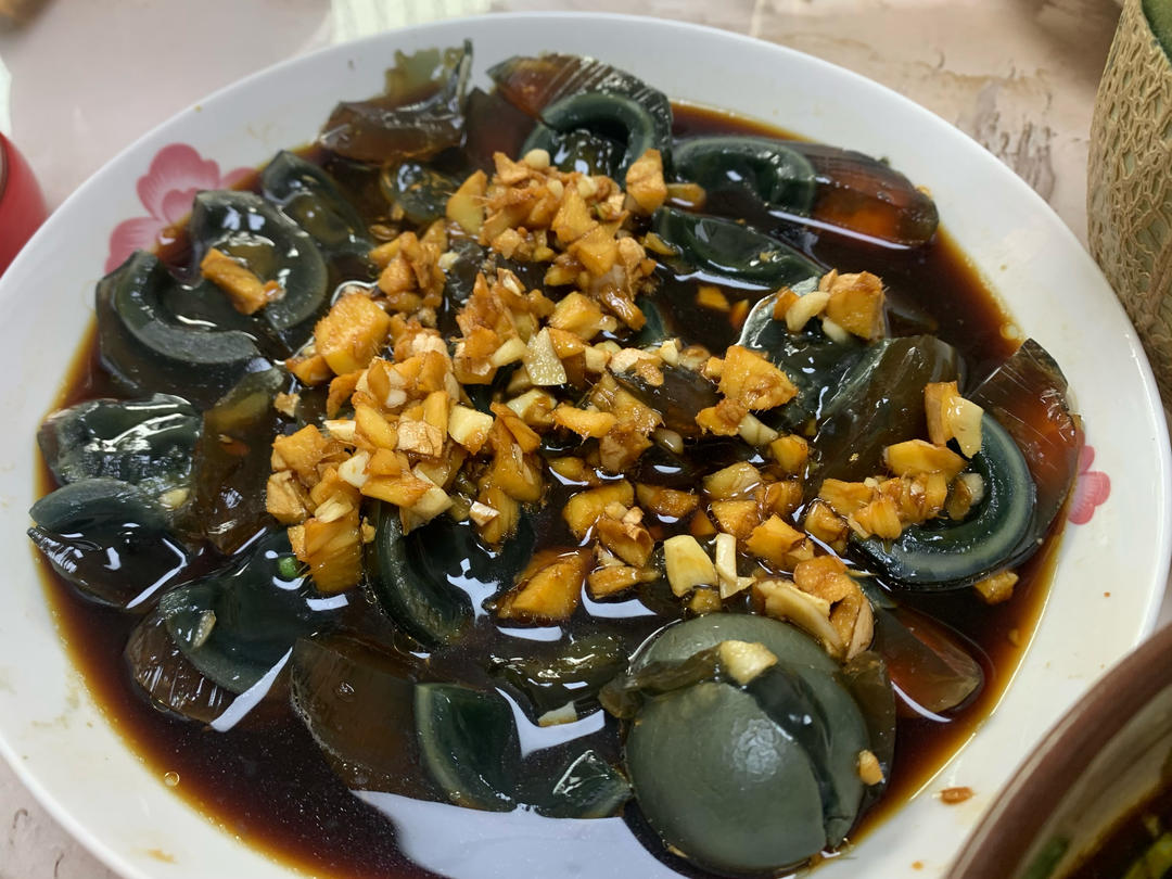 姜汁皮蛋