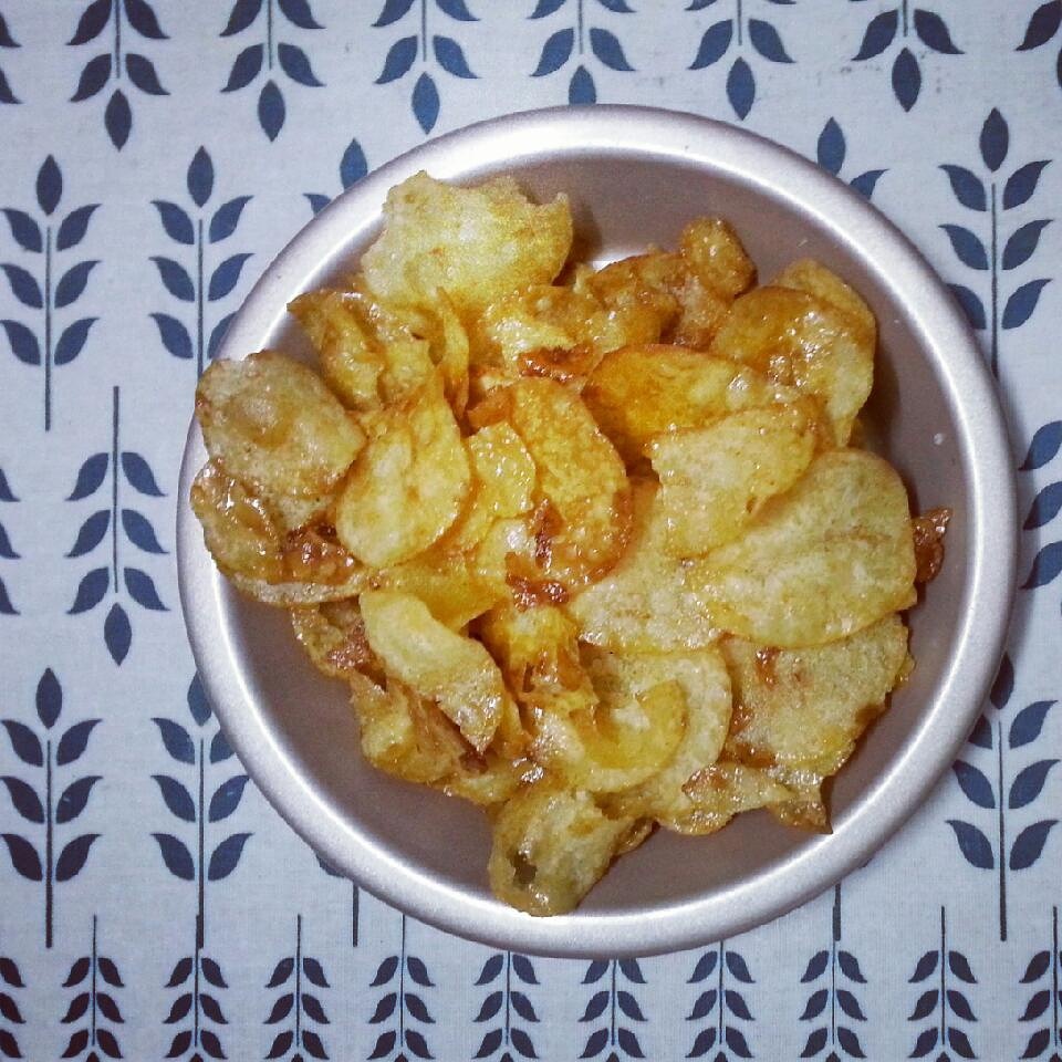 黄油蜂蜜薯片的做法