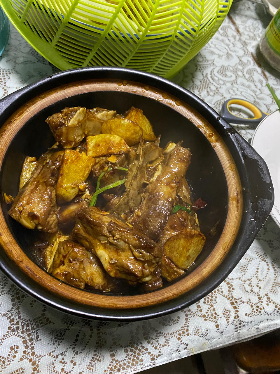 土豆烧排骨