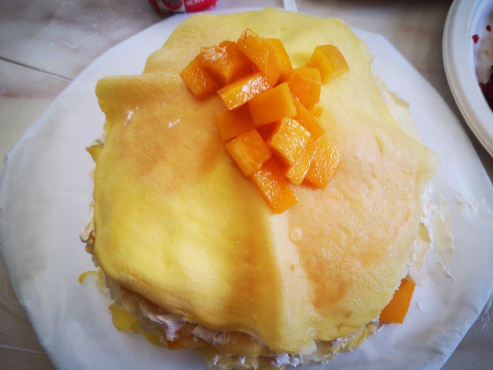 零基础做芒果千层蛋糕（8寸）