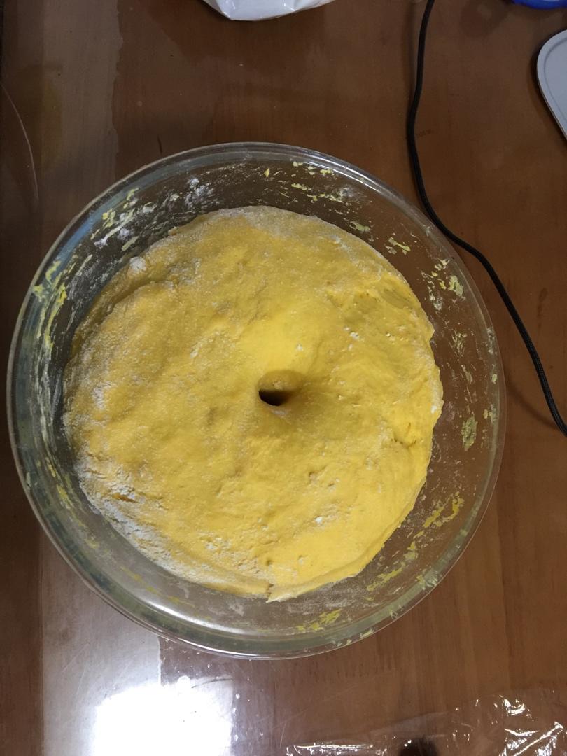 无糖南瓜饼——普通面粉发面饼