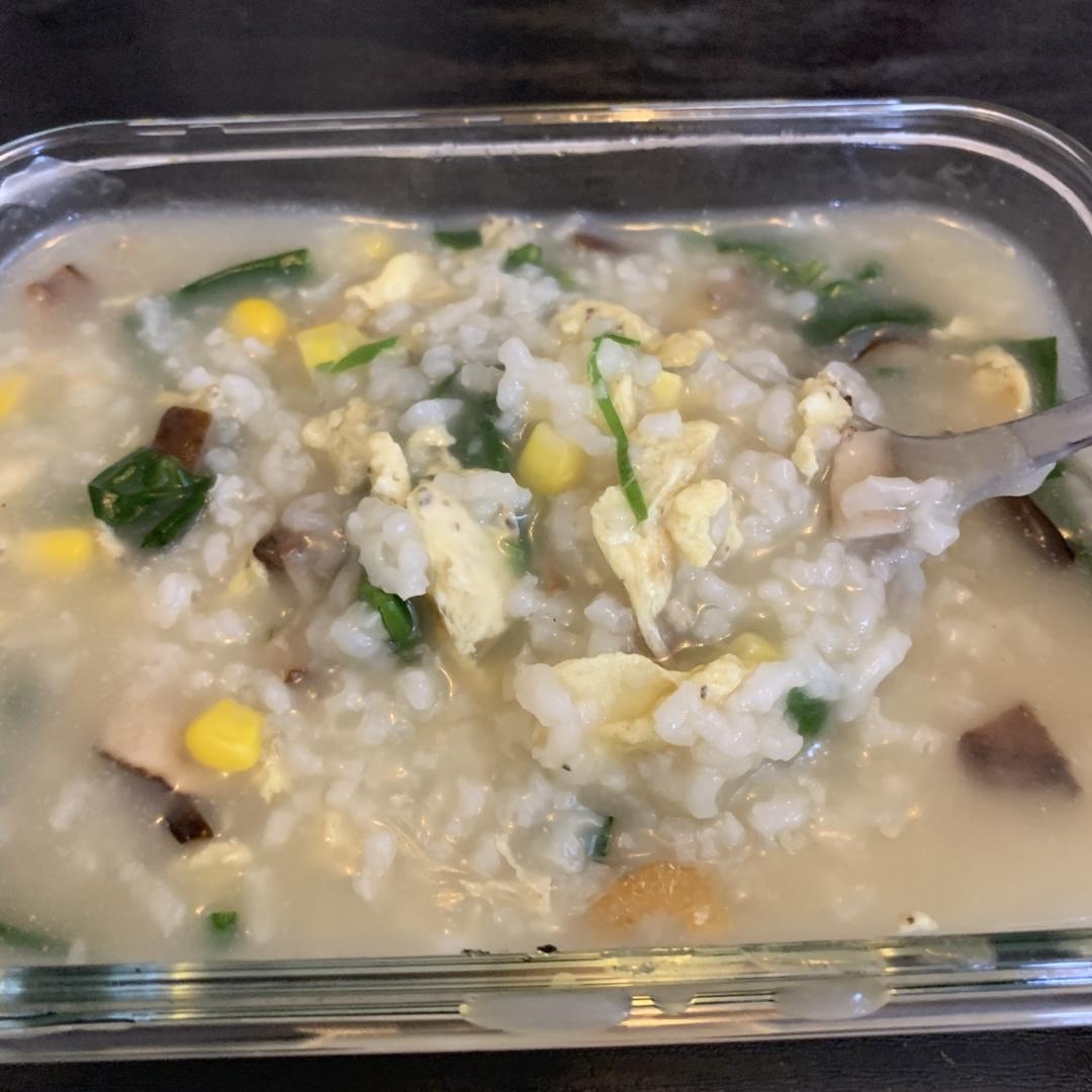 健康美味素食青菜粥