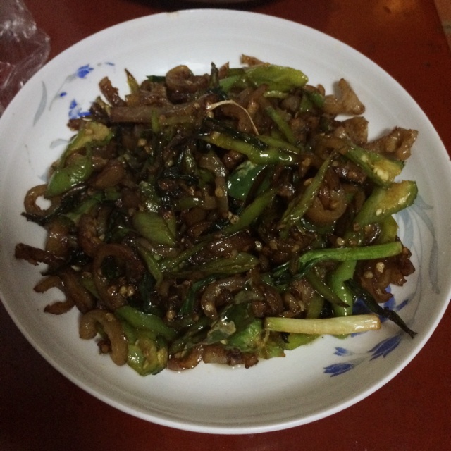 小炒猪皮