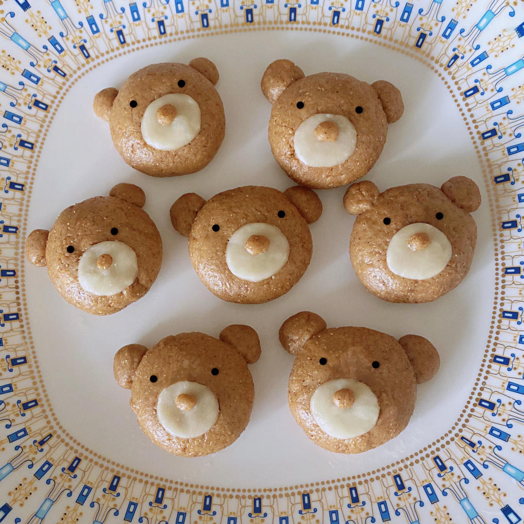 宝宝最爱吃——小熊红糖馒头 （8个月以上）