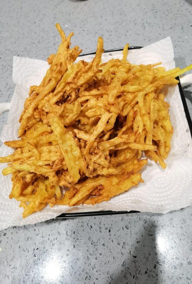 圣象地板张张做的炸咸食