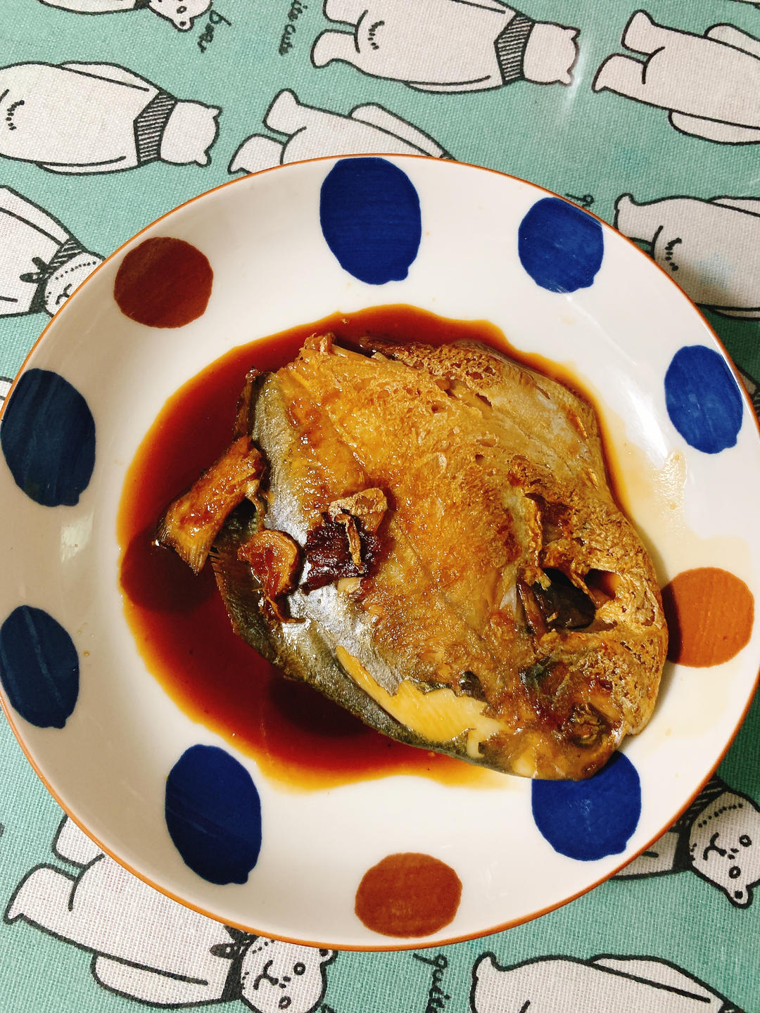 【家常菜】上海红烧鲳鱼