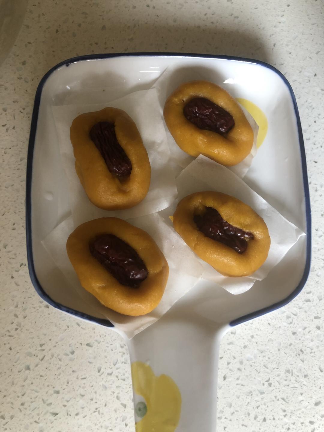 南瓜糯米红枣糕