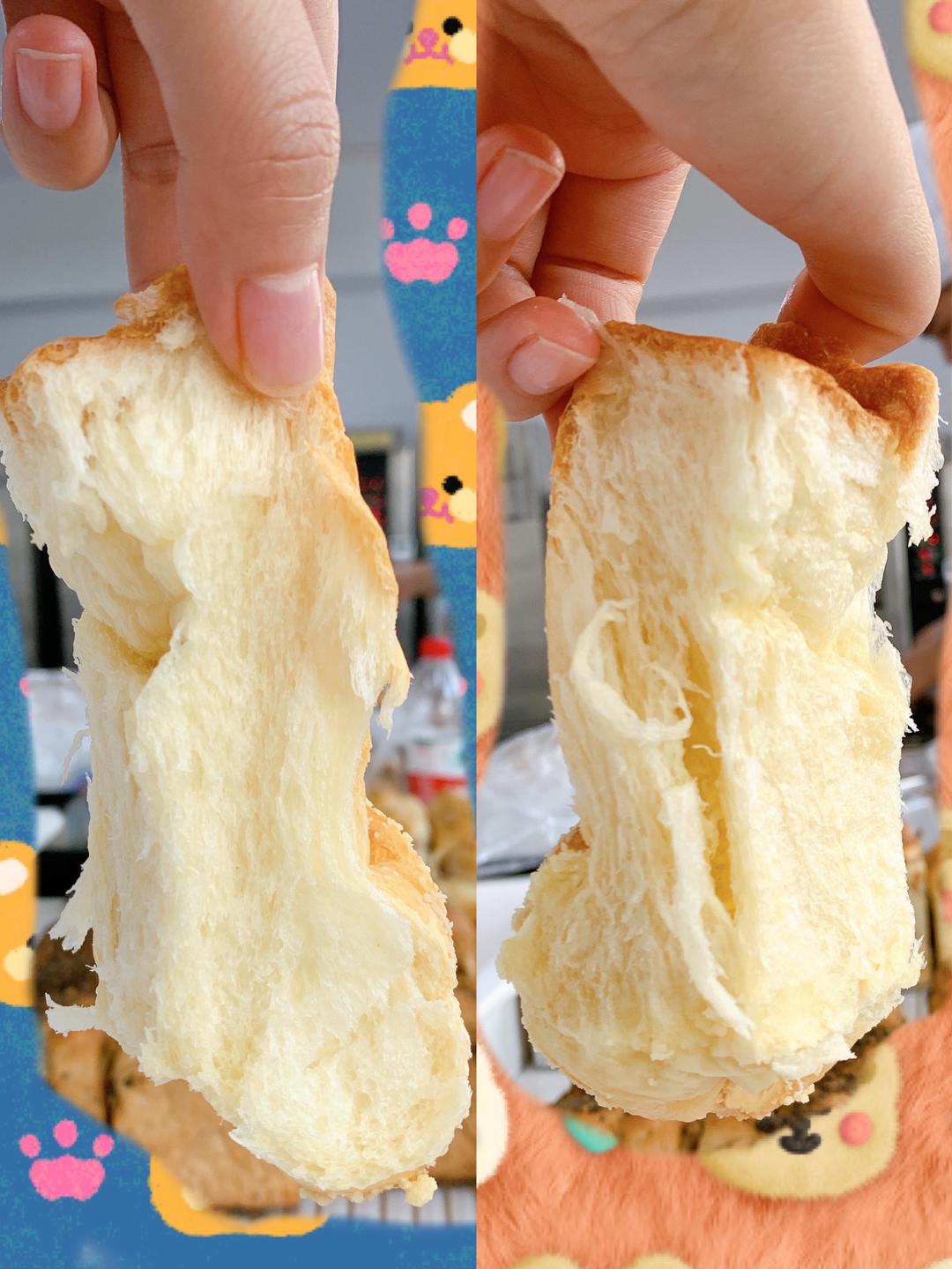 纯奶手撕吐司的做法 步骤1