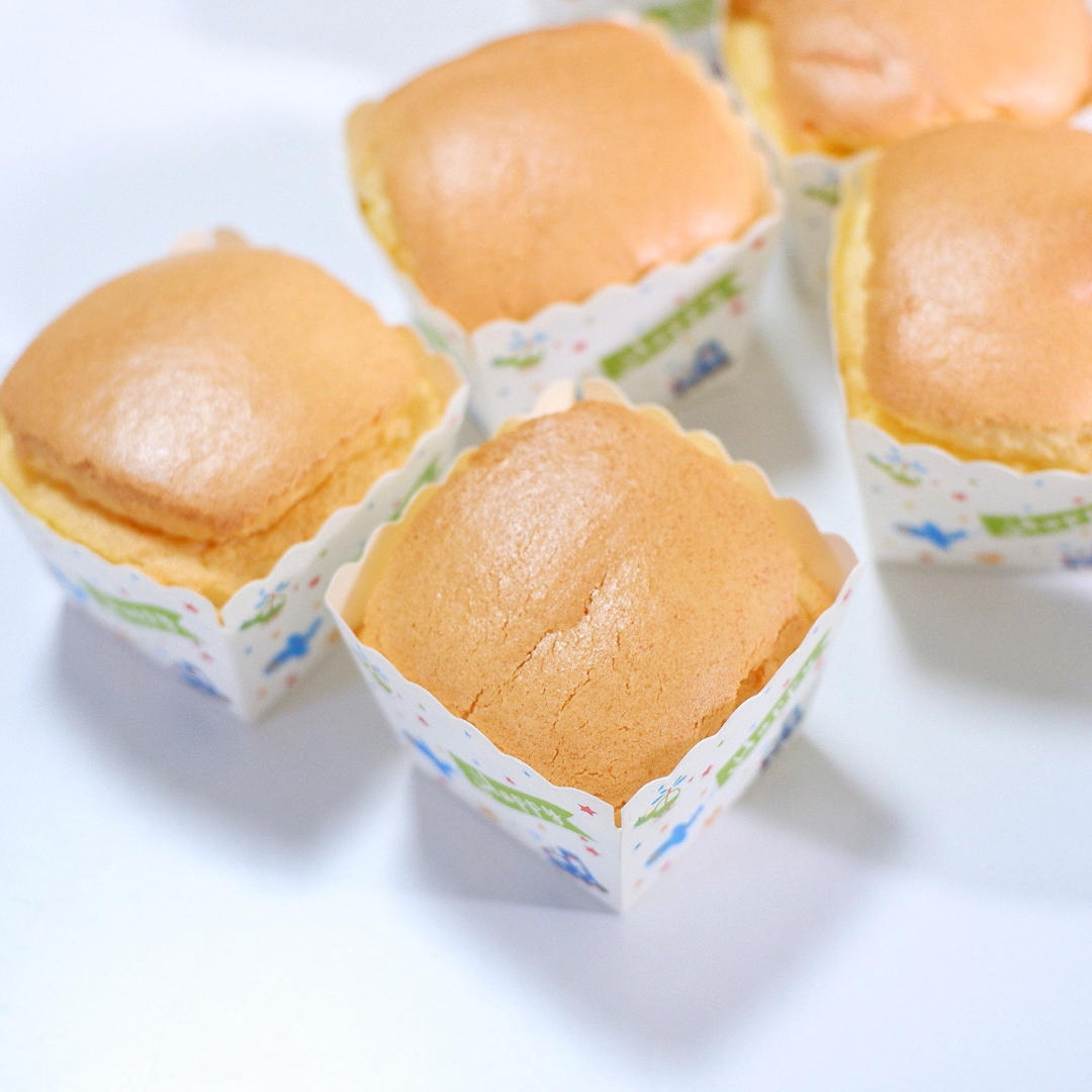 纸杯蛋糕 8寸戚风蛋糕的量