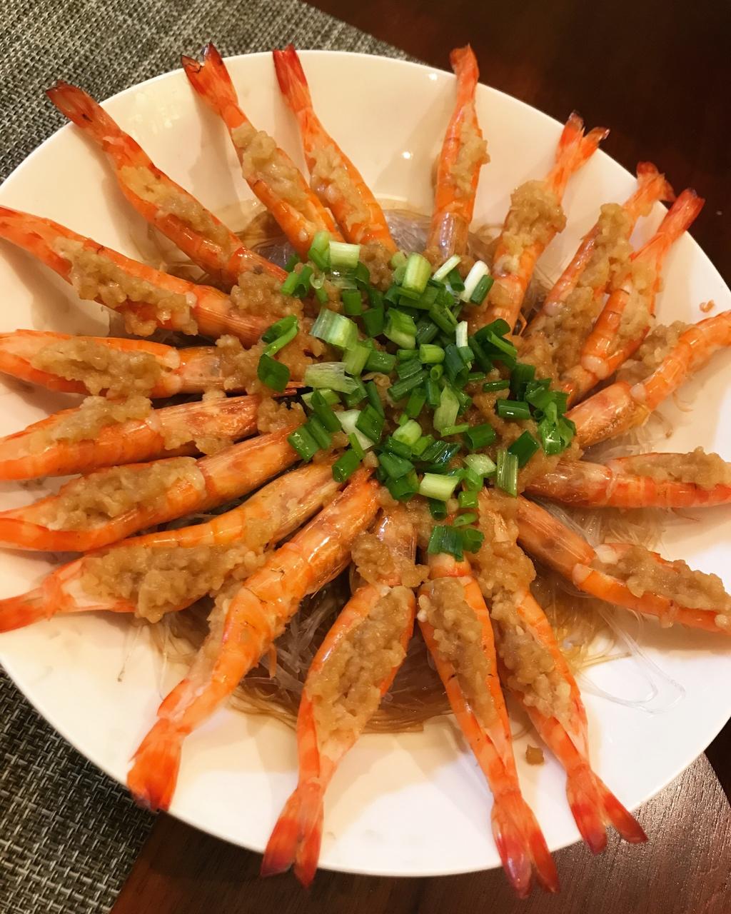 蒜蓉粉丝蒸虾