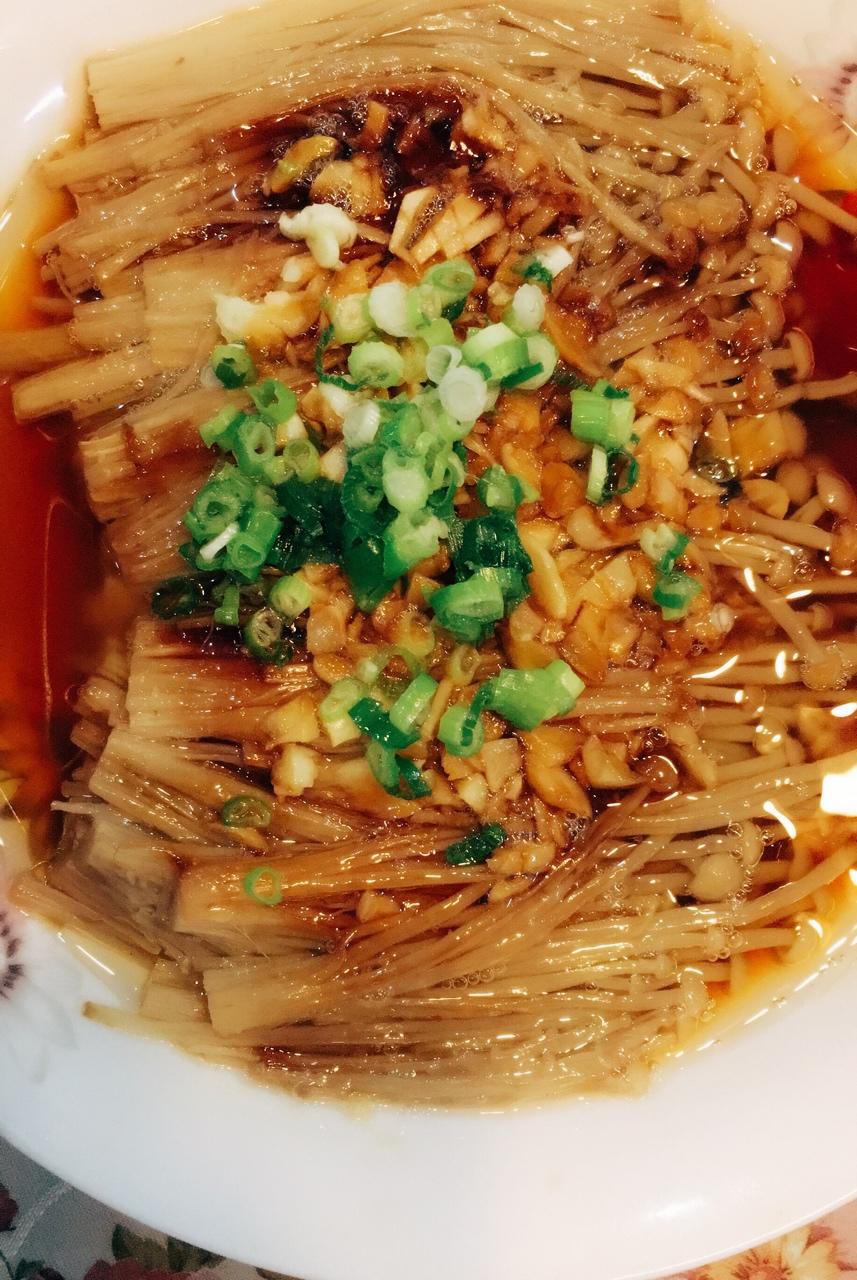 蚝油金针菇