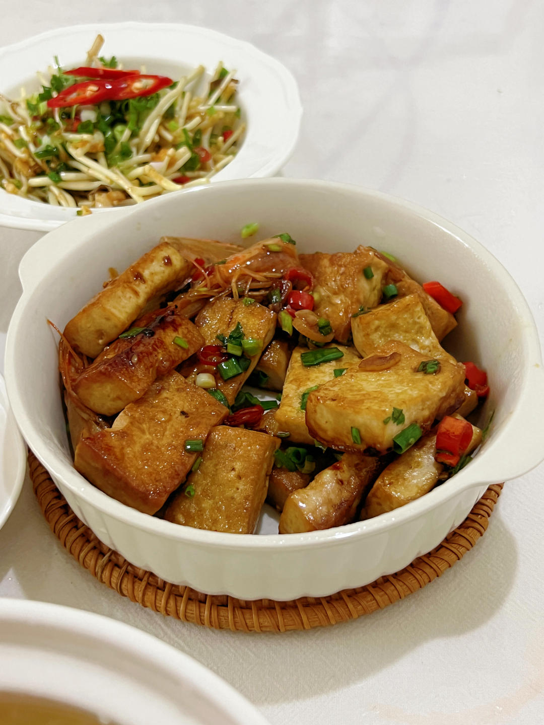 蒜香煎豆腐 炒鸡无敌美味