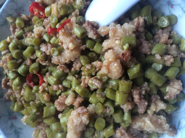 酸豆角肉沫
