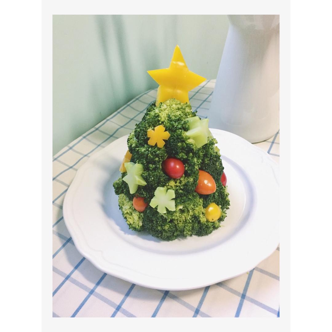 西兰花圣诞树