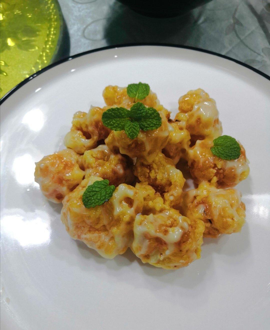 柏悦平替版芥末虾球