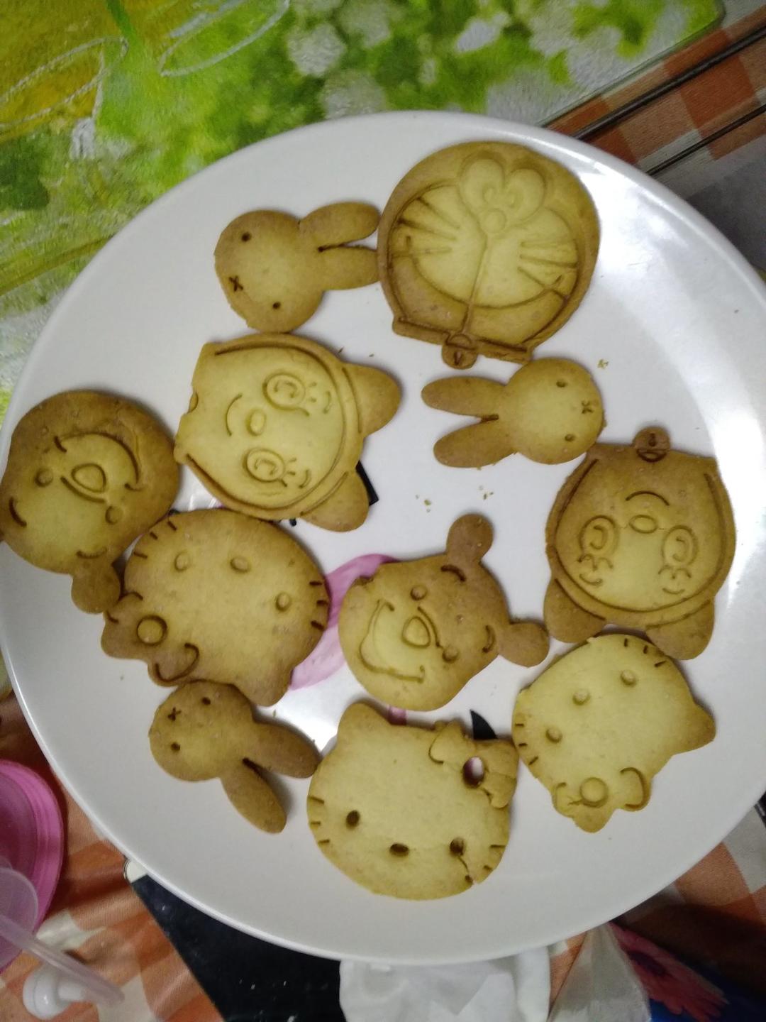 卡通黄油饼干