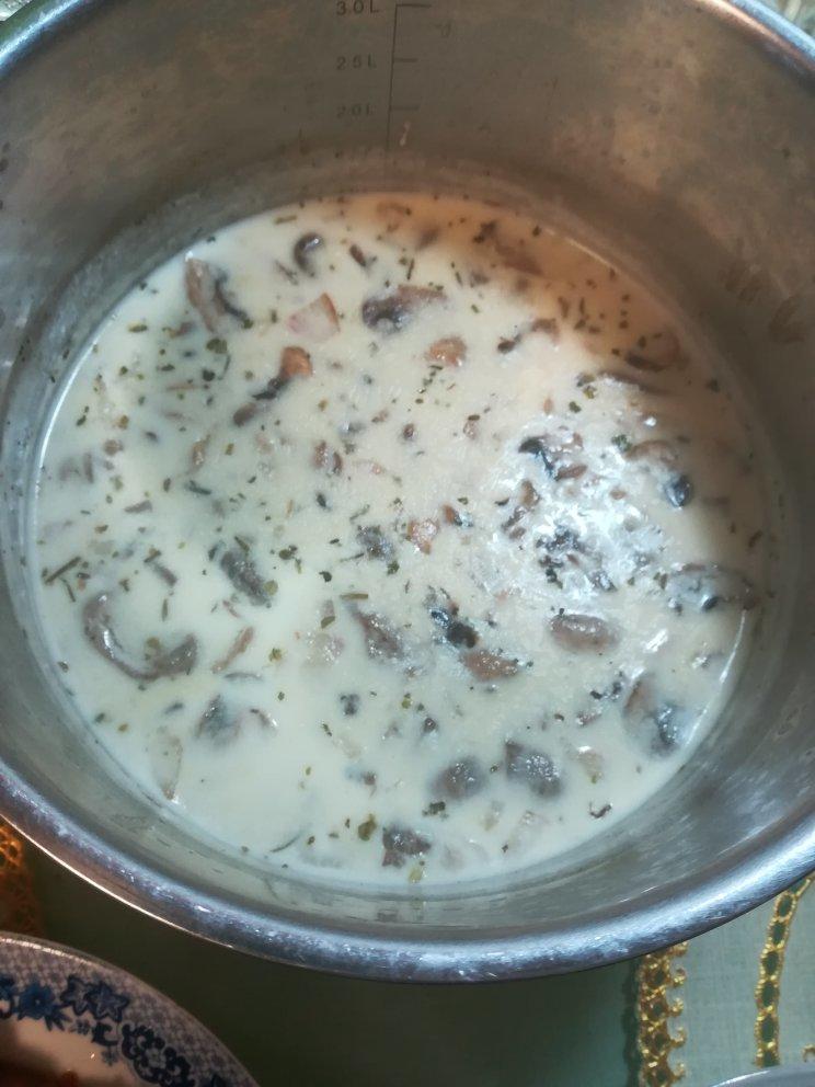 鸡茸奶油蘑菇汤